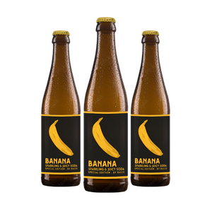 BALIS Banana 24 * 0,25L Flaschen – Sparkling and Juicy Soda