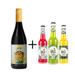 Spritz Bundle - 1 * 0.75L ROKKO FRIZZANTE + 2 * 0.33L BALIS Limo Flaschen